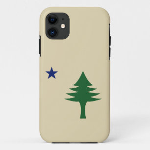Case-Mate iPhone Case Pin et étoile 1901 drapeau de l'état du Maine