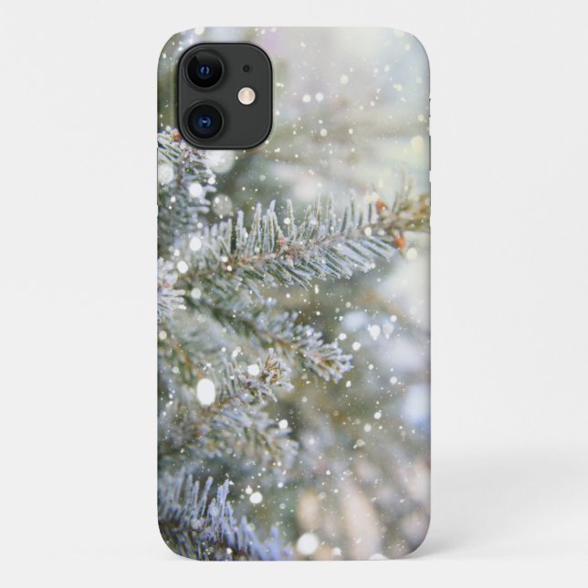 Coques Case-Mate iPhone Pin neigeux hiver (Dos)