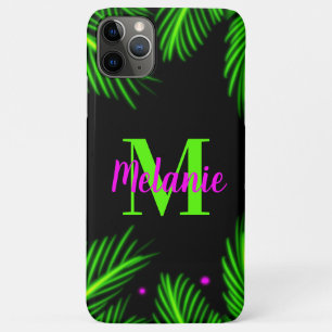 Case-Mate iPhone Case Pinceau à air Palmier Tropical Néon Lumineux