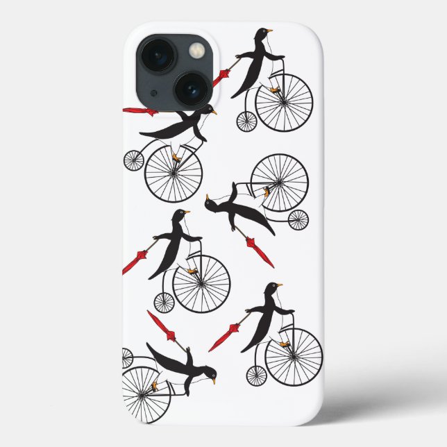 Coques Case-Mate iPhone Pingouin à roues hautes - pour téléphones (Verso)