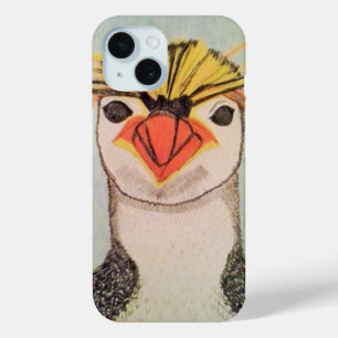 Coque Pour iPhone 15 Pingouin à trémie rocheuse