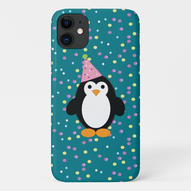 Coques Case-Mate iPhone Pingouin de la fête (Dos)