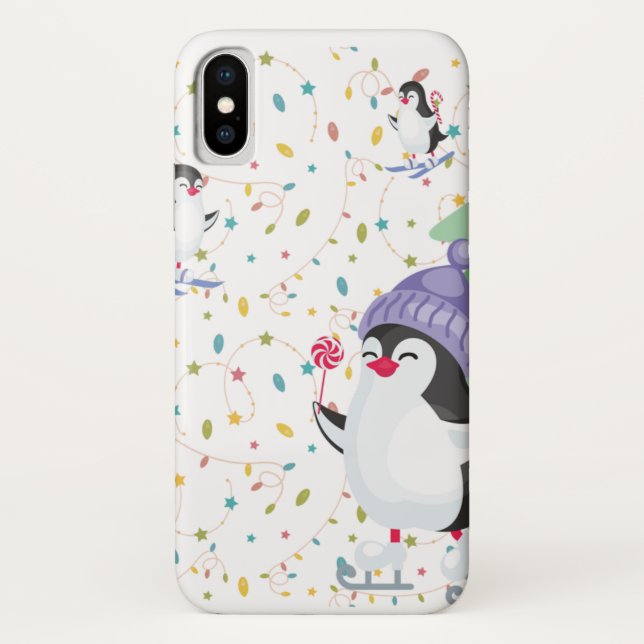 Coques Case-Mate iPhone Pingouin Folly (Dos)