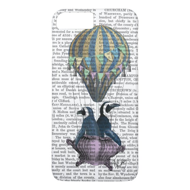 Coques Case-Mate iPhone Pingouins de vol (Dos)