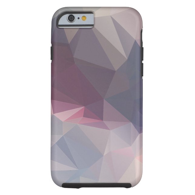 Coques Case-Mate iPhone Pink Grey Abstrait Pyramid Motif Art (Dos)