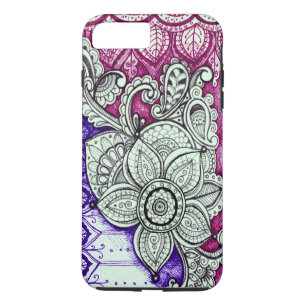 Coque Case-Mate Pour iPhone Pink Violet Ethnique Exotique Marocaine Mandala