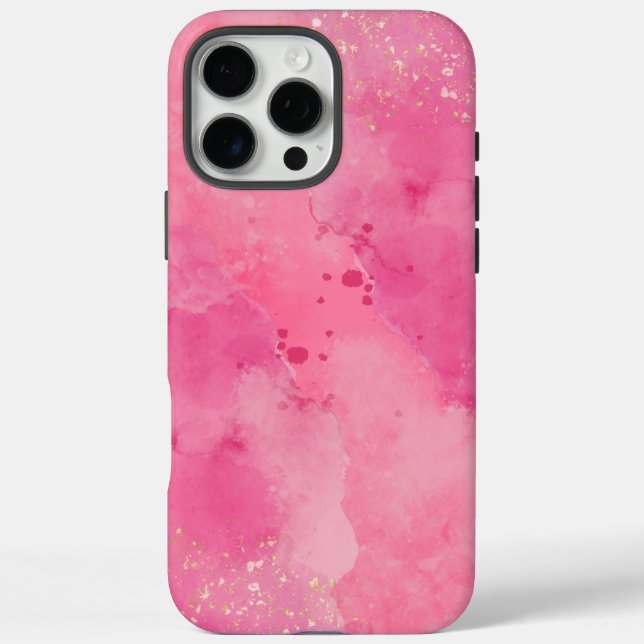 Coques Case-Mate iPhone Pink Watercolor Linktree | (Verso)