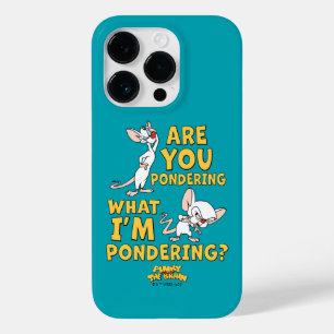 Coque Pour iPhone 14 Pro Pinky et le cerveau   Vous Pensez ?