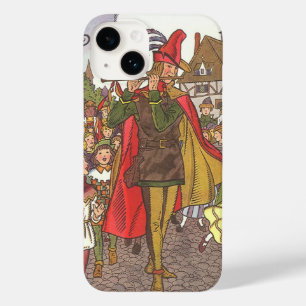 Coque Pour iPhone 14 Pipe de marmite vintage à conte de fées de Hamelin
