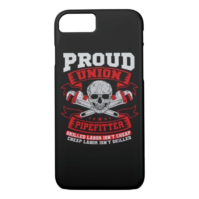 Coques Case-Mate iPhone Pipefitter Steamfitter Plumber - Main-d'oeuvre qua (Dos)