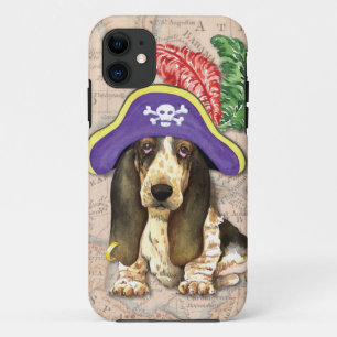 Coques Pour iPhone Pirate de Basset Hound