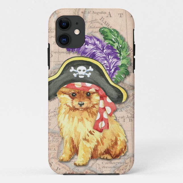 Coques Case-Mate iPhone Pirate de Poméranie (Dos)