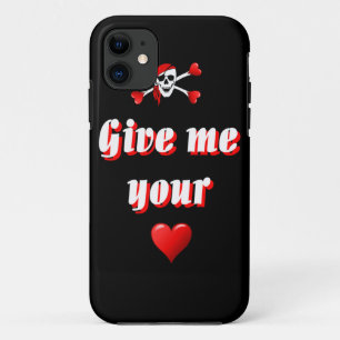 Coques Pour iPhone Pirate et coeurs