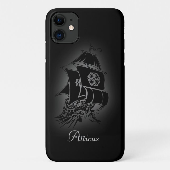 Coques Case-Mate iPhone Pirate Ship Personal (Dos)