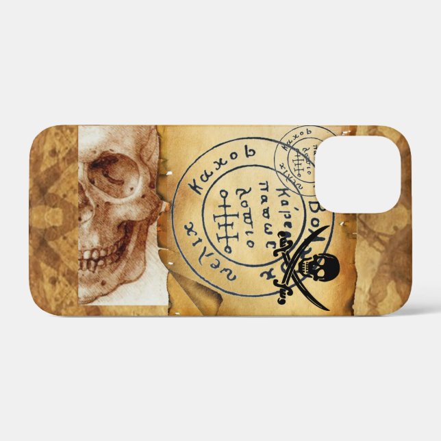 COQUES Case-Mate iPhone PIRATES ANCIENNES CARTE DU TRÉSOR, HABILLEMENT ET  (Verso (horizontal))