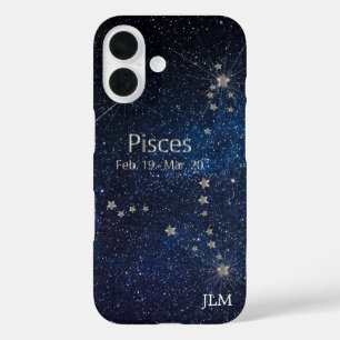 Coques iPhone 16 Pisces - Symbole Zodiac