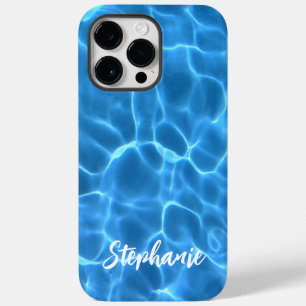 Coque Pour Pour iPhone 14 Pro Max Piscine Bleue Rafraîchissante sur Mesure Photo