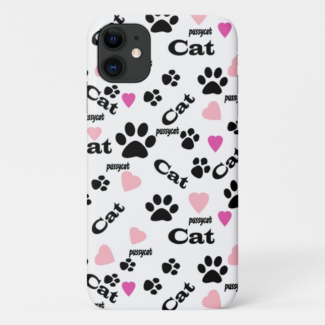 Coques Case-Mate iPhone Pistes de chats (Dos)