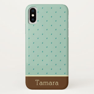 Coques Pour iPhone Pitter-Patter Raindrops Monogram
