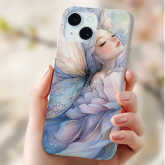 Coque Pour iPhone 15 Pivoine de l'Aube