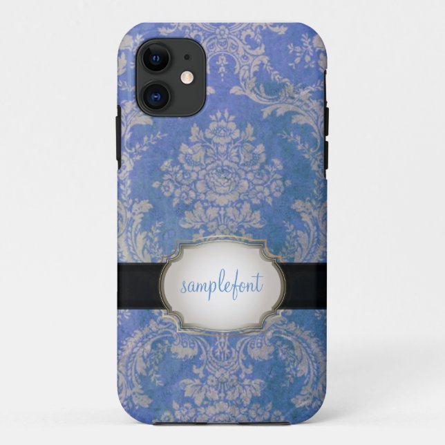 Coques Case-Mate iPhone Pix-Dezines natasha damask (Dos)