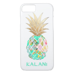 Case-Mate iPhone Case PixDezines Aloha Pineapples/DO-IT-YOURSELF arrière