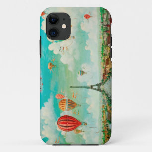 Coques Pour iPhone PixDezines ballons vintages/eiffel/paris