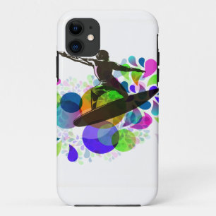 Coques Pour iPhone PixDezines Surfer Grunge