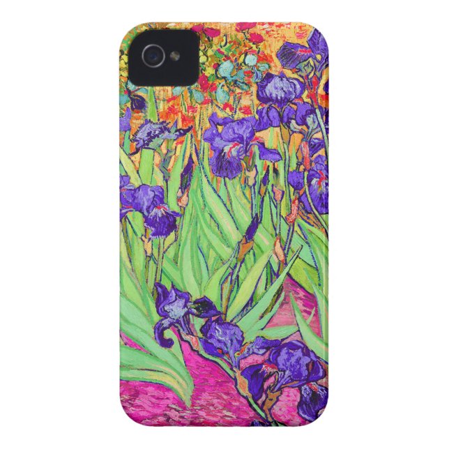 Coques Case-Mate iPhone PixDezines van gogh iris/st. rémy (Dos)