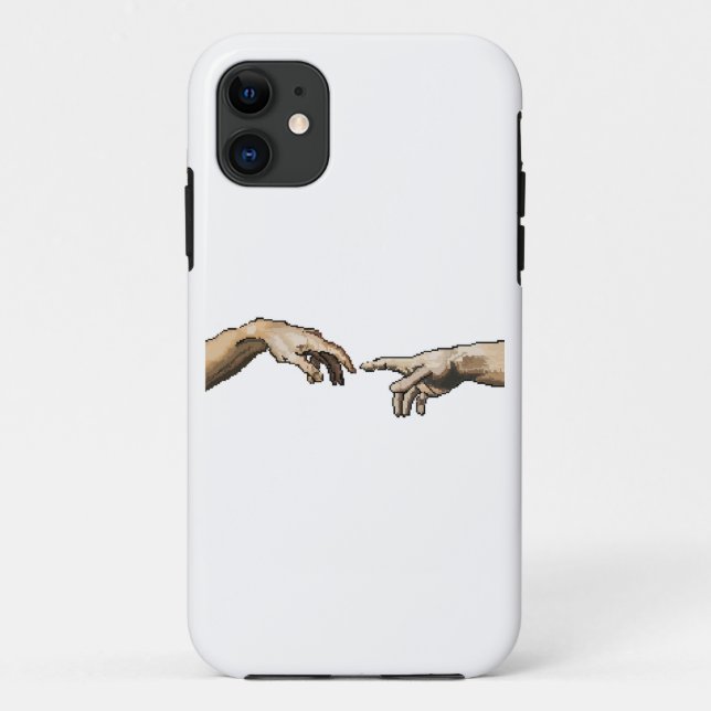 Coques Case-Mate iPhone Pixelated "la création cas d'Adam" (Dos)