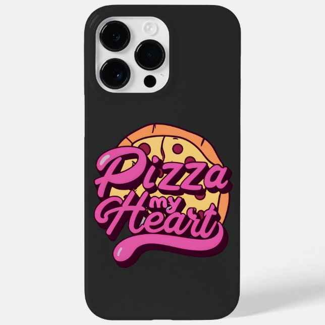 Coques Case-Mate iPhone Pizza Mon Coeur (Verso)