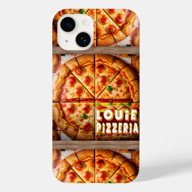 Coques Case-Mate iPhone Pizza Pizzeria Design (Verso)