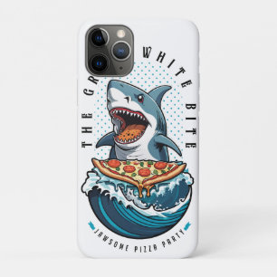 Case-Mate iPhone Case Pizza pour manger des requins   Le Grand Bite Blan
