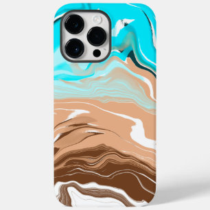 Coque Pour Pour iPhone 14 Pro Max Plage Abstraite Fluid Art
