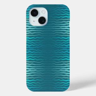 Coque Pour iPhone 15 Plage côtière Salé Turquoise Wave Résumé Design