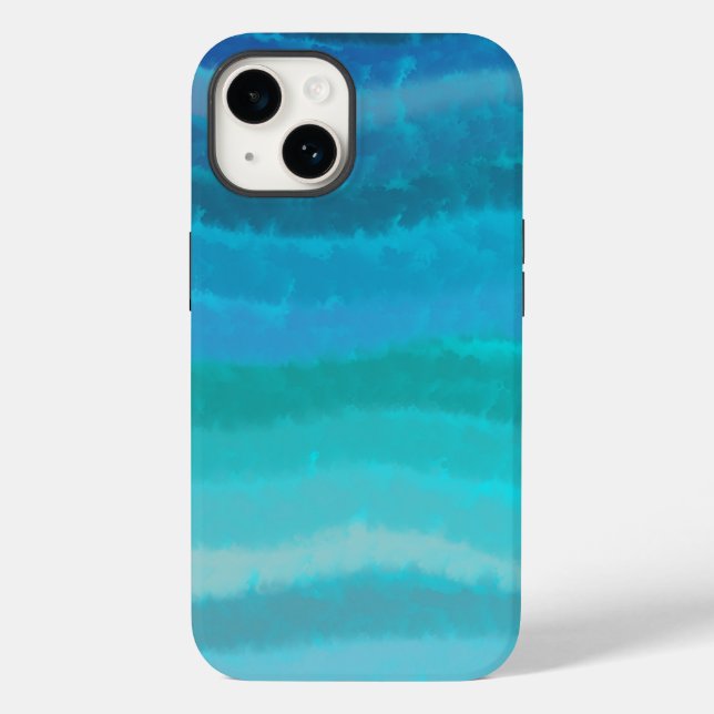 Coques Case-Mate iPhone Plage Côtière Vagues Salées Sur Turquoise (Verso)