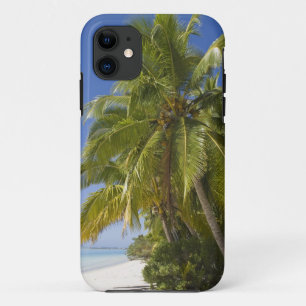 Coque iPhone 11 Plage de One Foot Island, Aitutaki, Îles Cook