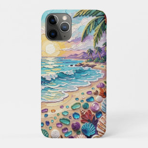 Case-Mate iPhone Case Plage d'Impasto et coucher et lever de soleil sur 