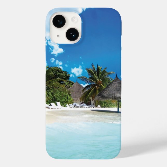 Coques Case-Mate iPhone Plage exotique (Verso)