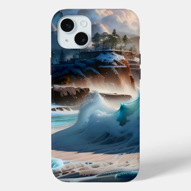 Coques Case-Mate iPhone Plage Front Ocean Waves Paysage 1 (Verso)