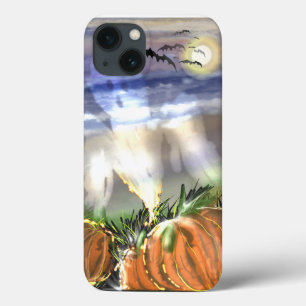 Case-Mate iPhone Case Plage hantée avec un fantôme et citrouilles