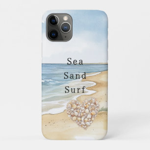 Case-Mate iPhone Case Plage Océan Coquillages Cœur