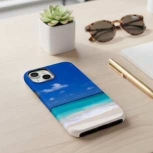 Coque Pour iPhone 14 Plage Sable Surf Océan Mer Nautique