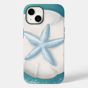 Coque Pour iPhone 14 Plage turquoise de Starfish et de sable Dollar