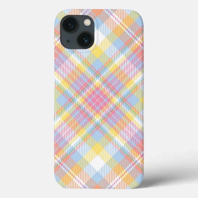 Coques Case-Mate iPhone Plaid Pastel (Verso)