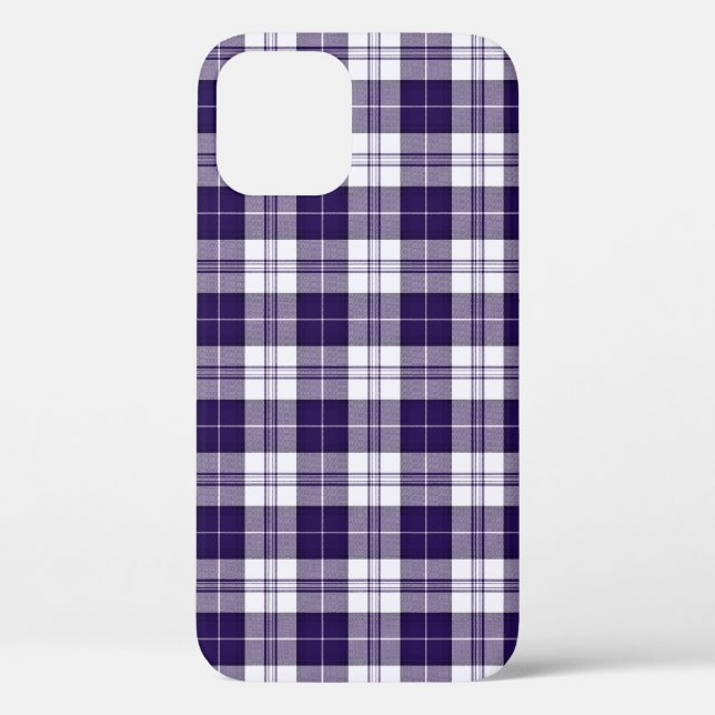 Coques Case-Mate iPhone Plaid pourpre (Verso)