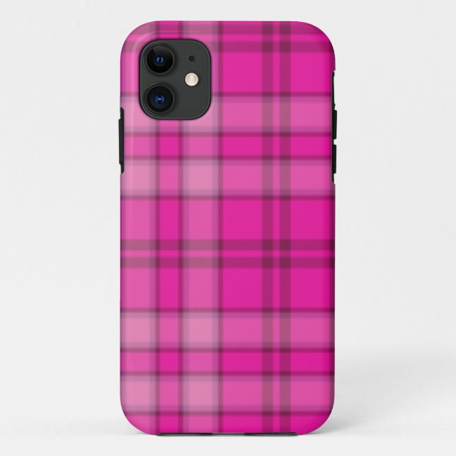 Coques Case-Mate iPhone Plaid rose populaire (Dos)