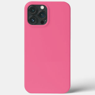 Case-Mate iPhone Case Plain color solid rosy watermelon pink