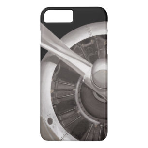 Coque iPhone 7 Plus Plan rapproché de propulseur d'avion