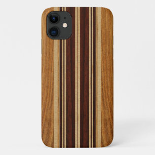 Case-Mate iPhone Case Planche de surf en bois Nalu Lua Faux Koa